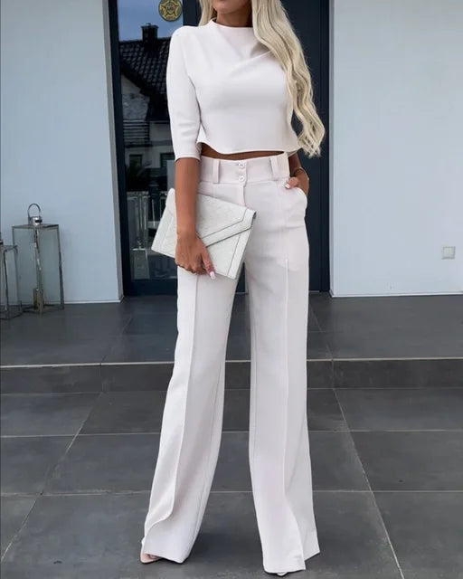 Élise - Ensemble 2 Pièces Haut Et Pantalon