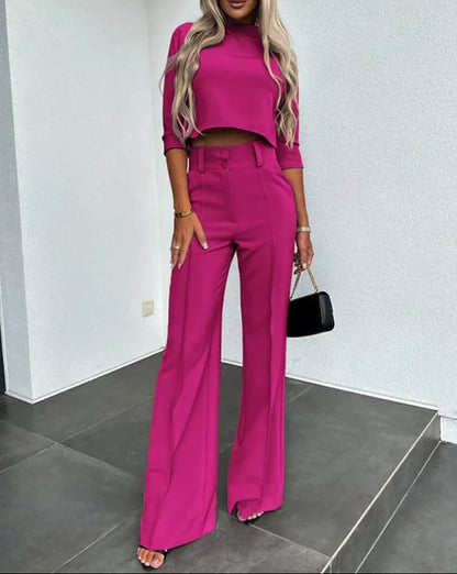 Élise - Ensemble 2 Pièces Haut Et Pantalon