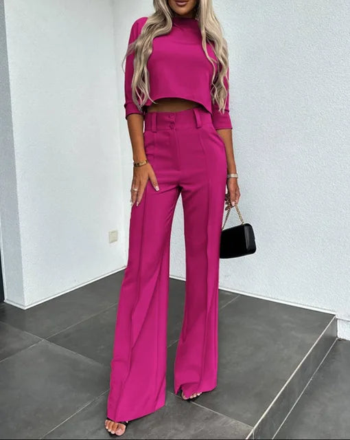 Élise - Ensemble 2 Pièces Haut Et Pantalon