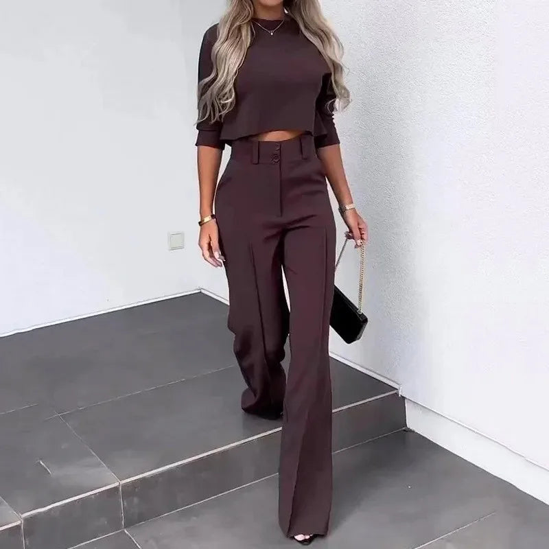 Élise - Ensemble 2 Pièces Haut Et Pantalon