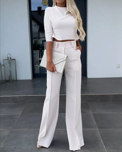 Élise - Ensemble 2 Pièces Haut Et Pantalon