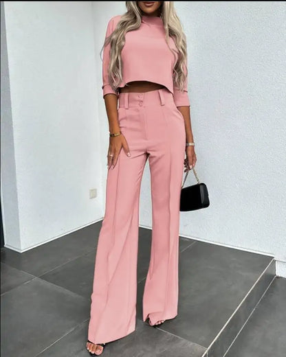 Élise - Ensemble 2 Pièces Haut Et Pantalon
