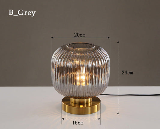 Lampe Ambre Scandinave – Élégante lampe de table pour une atmosphère chaleureuse et moderne