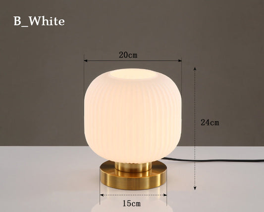 Lampe Ambre Scandinave – Élégante lampe de table pour une atmosphère chaleureuse et moderne