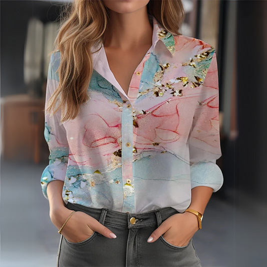 Zoe™ - Blouse Florale Élégante