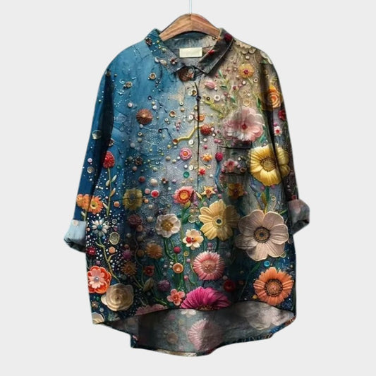 Lena - chemise avec imprimé floral vintage