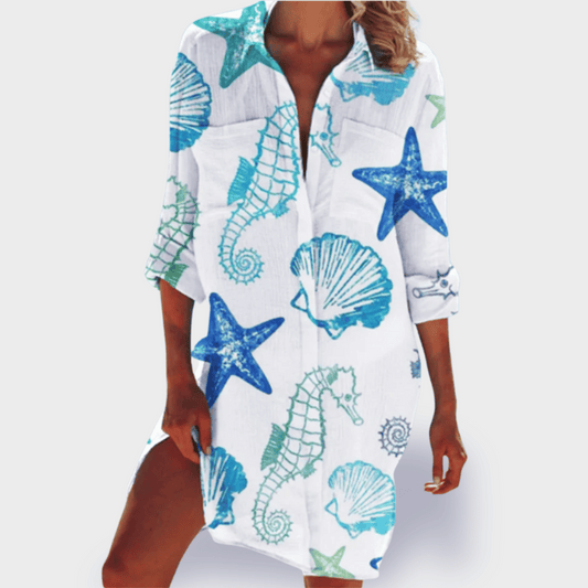 Variant image for Tee Shirt Blanc Femme | Vêtements d'Été pour Femmes | Marie-9