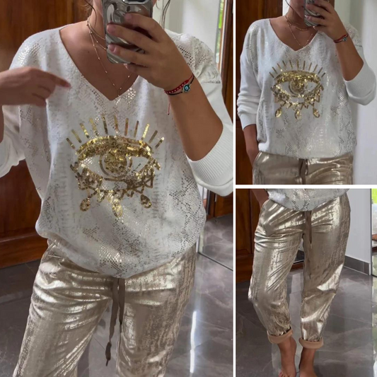 Uma | Ensemble blouse et pantalon