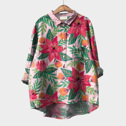 Life - chemise avec imprimé vintage-flower