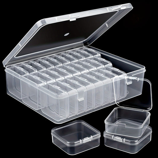 Set d'organisateur de mini perles de 30 pièces – Parfait pour le rangement des fournitures de bricolage