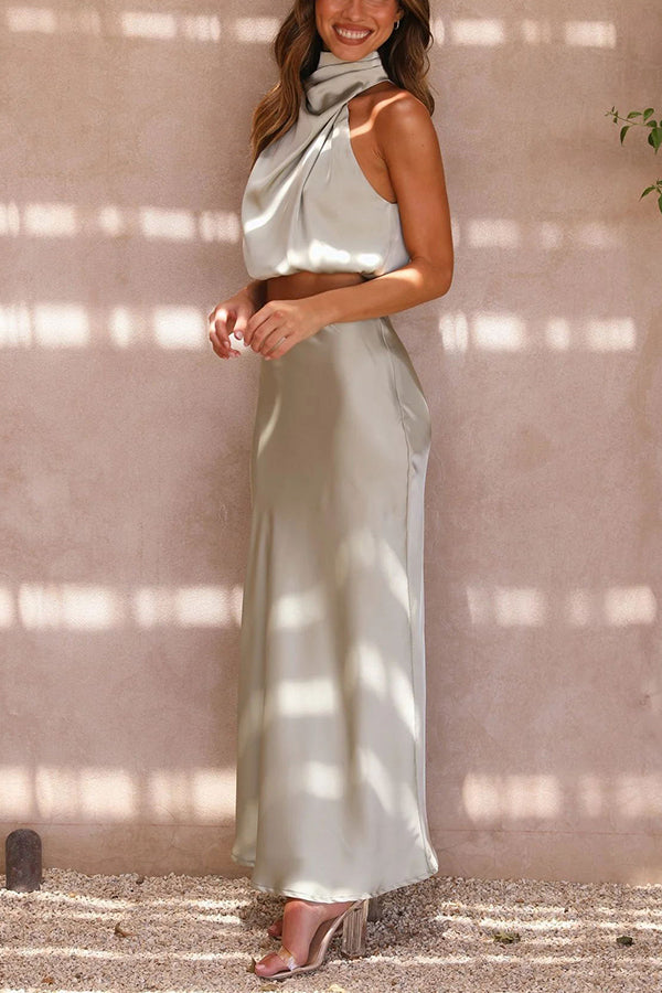 Nicolette | Ensemble de jupe maxi élégante