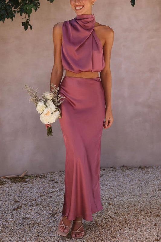 Nicolette | Ensemble de jupe maxi élégante