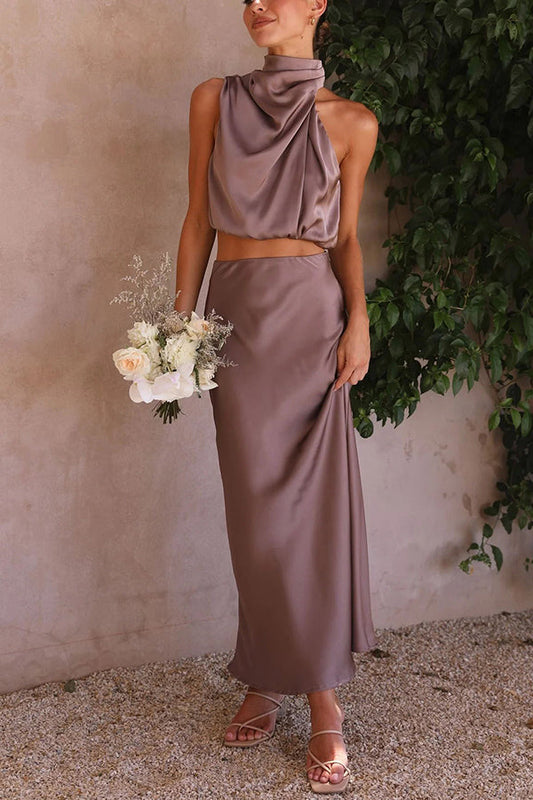 Nicolette | Ensemble de jupe maxi élégante