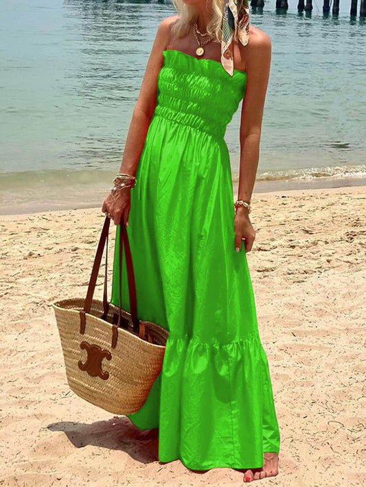 Deborah - Charmante robe maxi sans bretelles