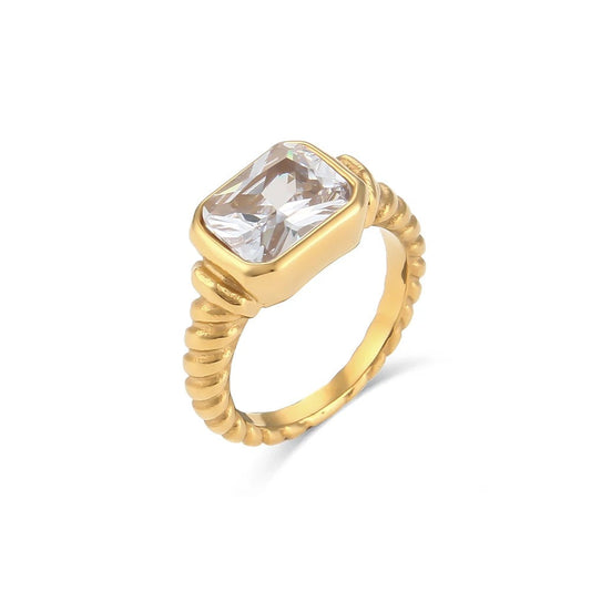 Bague en Pierre Précieuse Naya Spiral