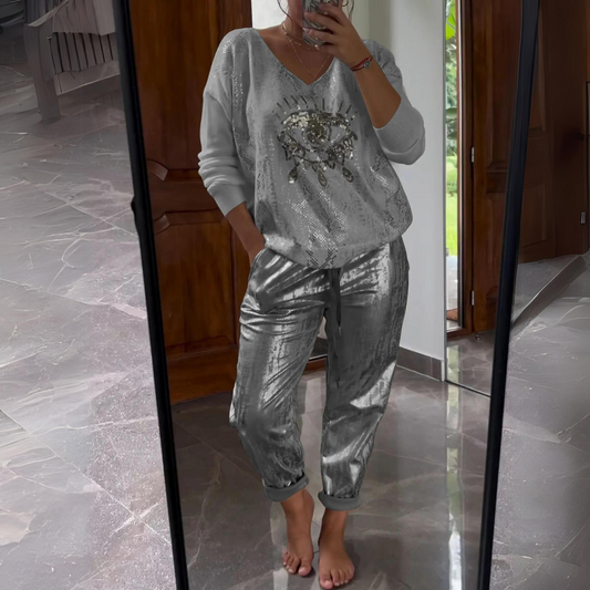 Uma | Ensemble blouse et pantalon