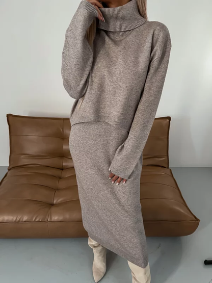 Bijou - Ensemble Robe Midi À Col Roulé
