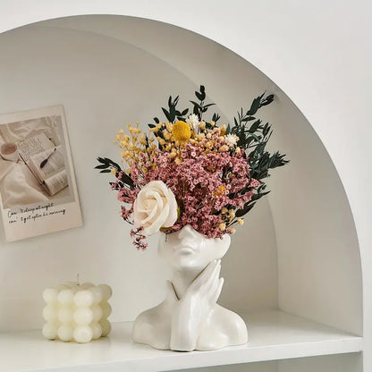 Vase crème unique et moderne