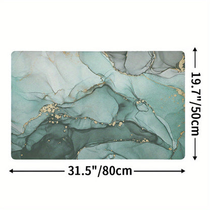 Tapis de bain antidérapant en marbre Fien – Confort luxueux et sécurité pour votre salle de bain