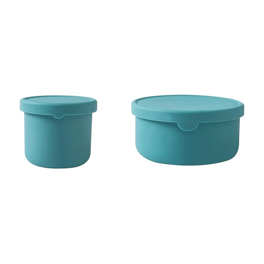 Boîte à lunch en silicone – sans BPA, hermétique et compatible avec le micro-ondes