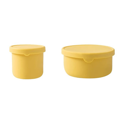 Boîte à lunch en silicone – sans BPA, hermétique et compatible avec le micro-ondes