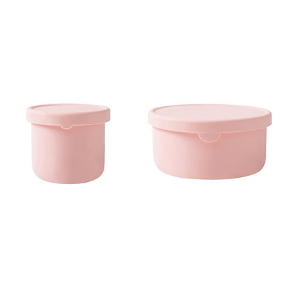 Boîte à lunch en silicone – sans BPA, hermétique et compatible avec le micro-ondes