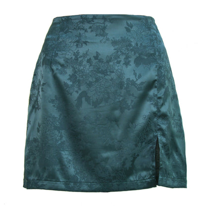 Louise - Jupe Taille Haute Moderne En Satin Pour Femmes