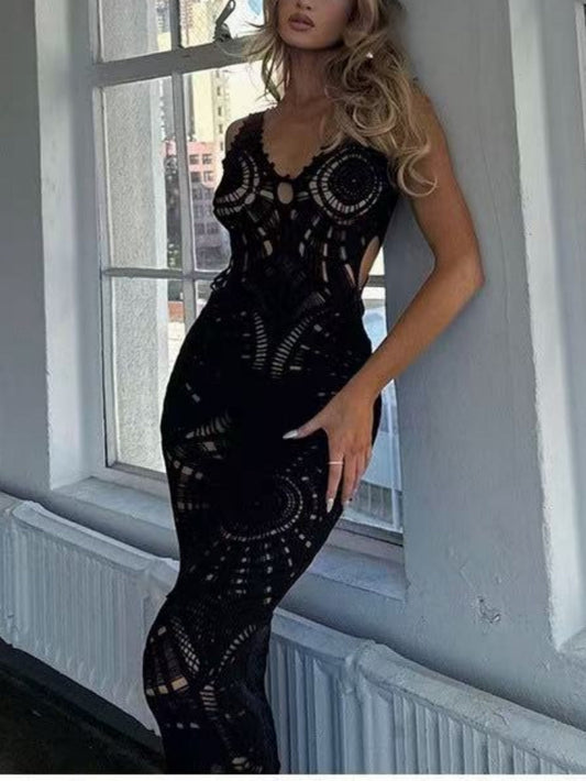 Monica - Robe maxi sans manches