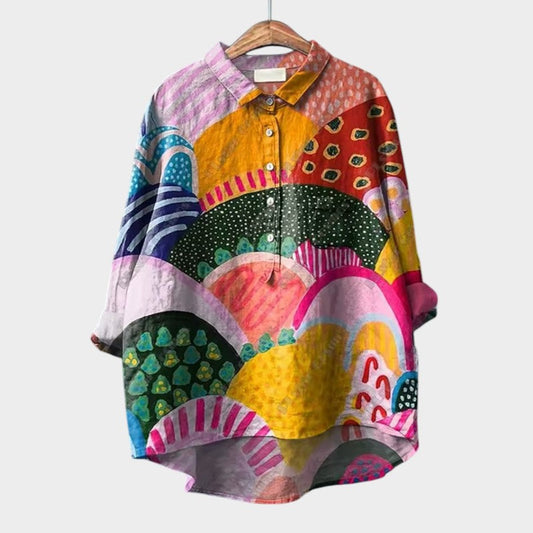 Life - chemise avec imprimé vintage-flower