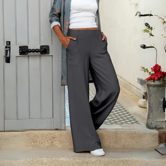 Élise - Pantalon Taille Haute Pour Femme