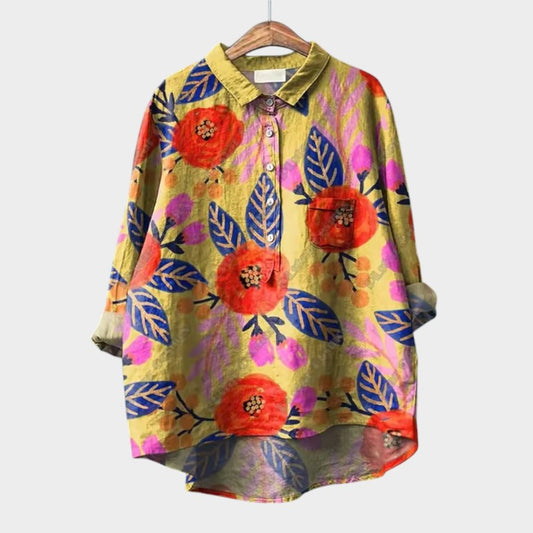 Life - chemise avec imprimé vintage-flower