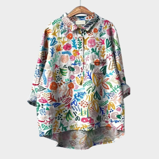Lena - chemise avec imprimé floral vintage