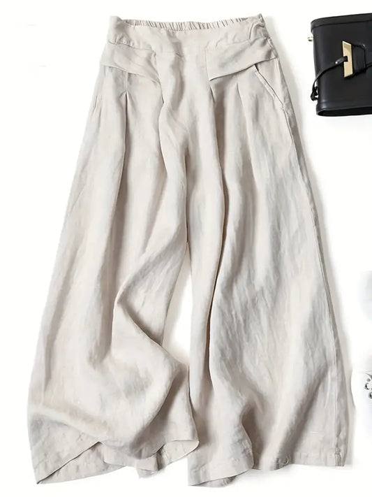 Alexa - Pantalon Large Élégant