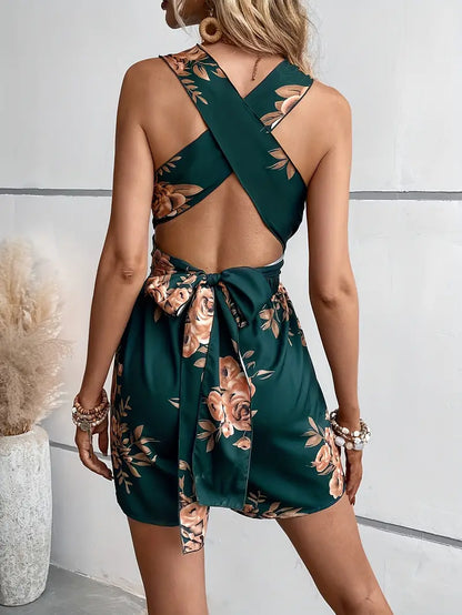 Combishort Imprimé Floral - Femme - Florya™