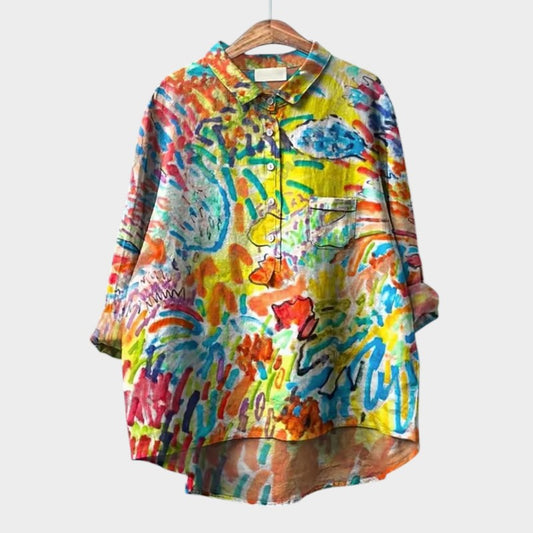 Life - chemise avec imprimé vintage-flower