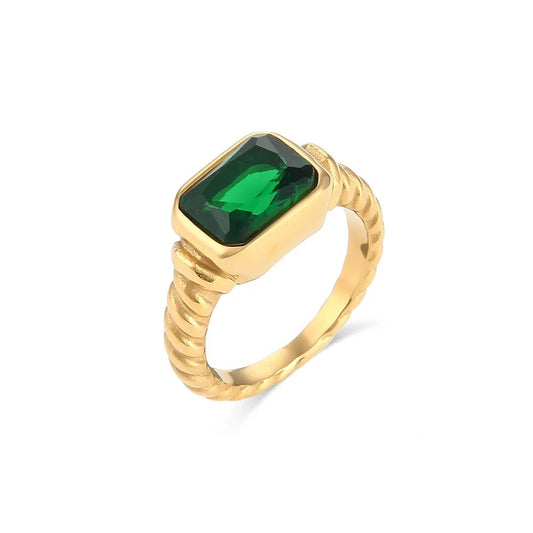 Bague en Pierre Précieuse Naya Spiral