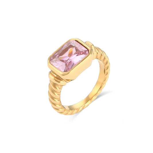 Bague en Pierre Précieuse Naya Spiral