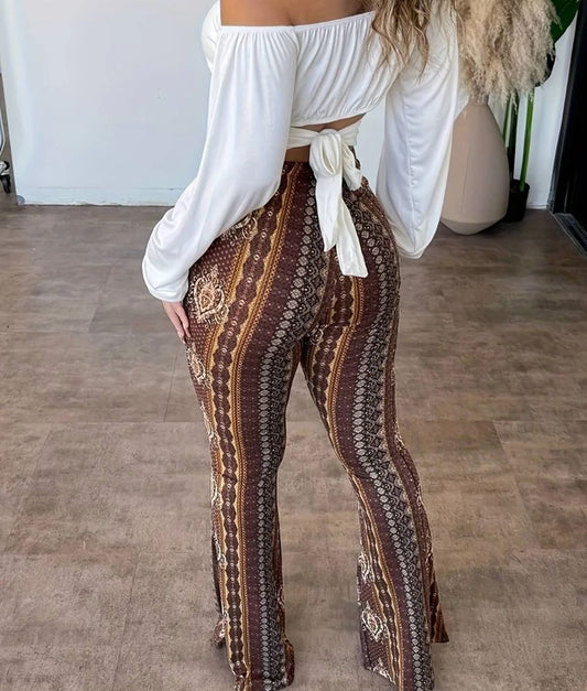 Variant image for Pantalon Fluide Femme | Pantalon Confort Été | Marie-19