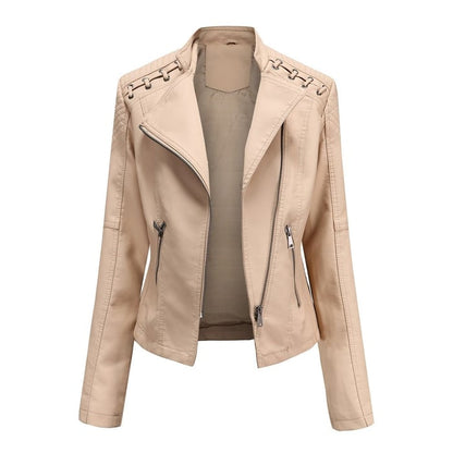 Variant image for Veste en Cuir Femme | Blouson Automne Hiver | Marie-29