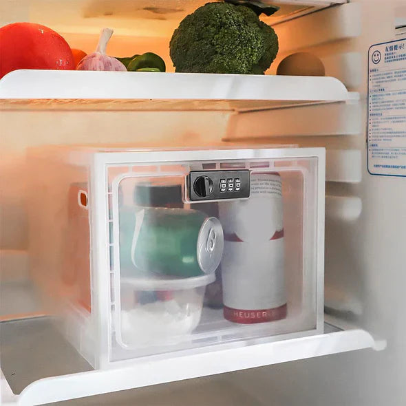 Boîte de rangement réfrigérée verrouillable pour fraîcheur et sécurité – Parfaite pour une cuisine ordonnée