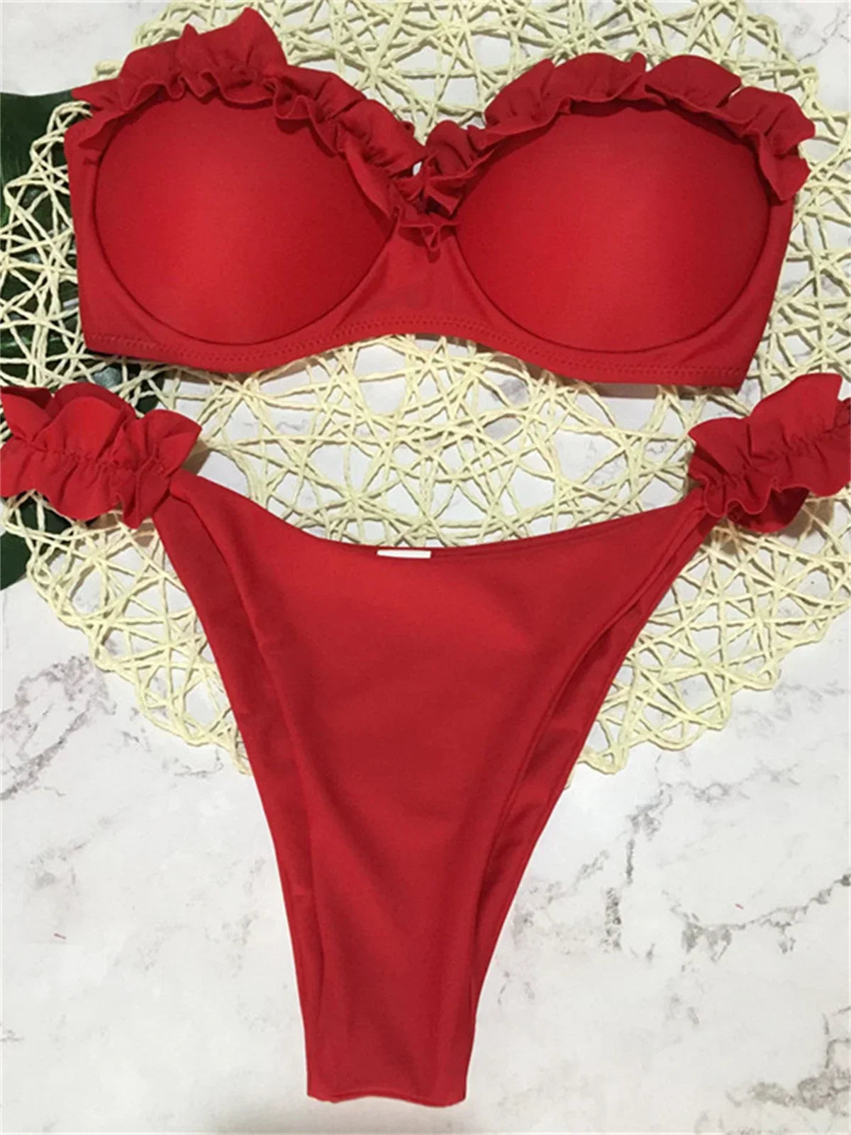 Bikini Bandeau 'Sylvie' Imprimé