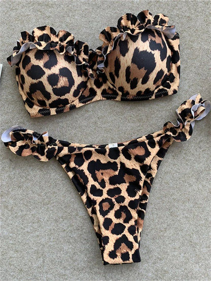 Bikini Bandeau 'Sylvie' Imprimé