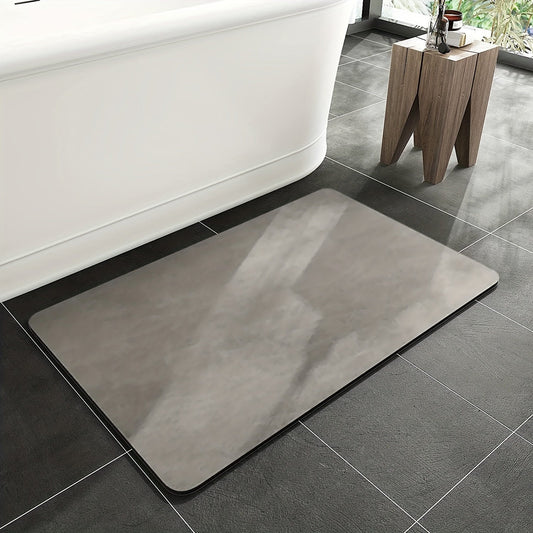 Tapis de bain antidérapant – Tapis en diatomite à séchage rapide – Technologie antidérapante – Design moderne