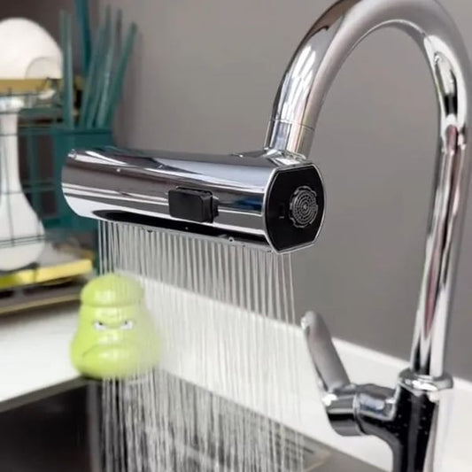 AquaFlex Prolongateur de robinet – Accessoire multifonctionnel et économiseur d'eau pour la cuisine et la salle de bain