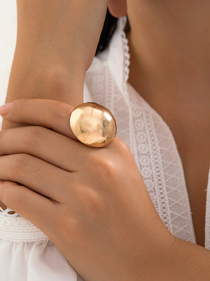 Bague Rayna Géométrique Demi-Boule