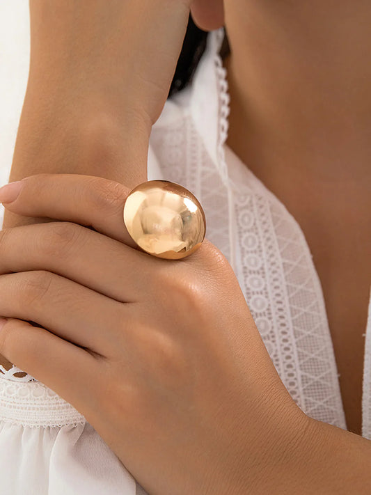 Bague Rayna Géométrique Demi-Boule