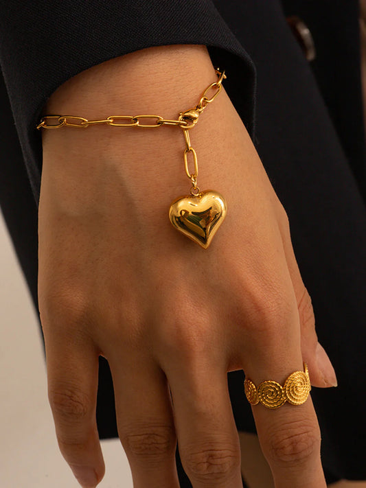 Bracelet Pendentif Cœur Maxine