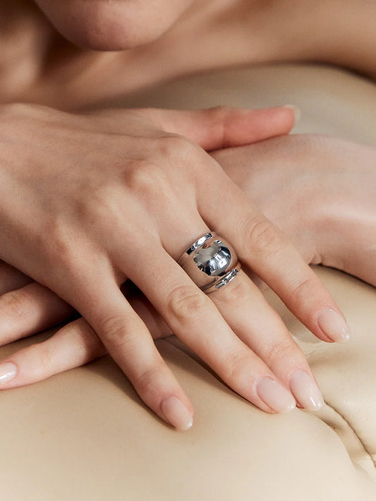 Bague en Argent Plaqué Sérénité