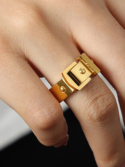 Bague Dorée Bridget Avec Boucle