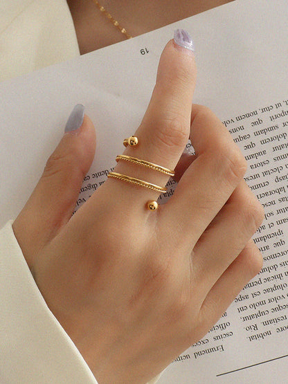 Bague Rotative à Ressort à Double Couche Mamba